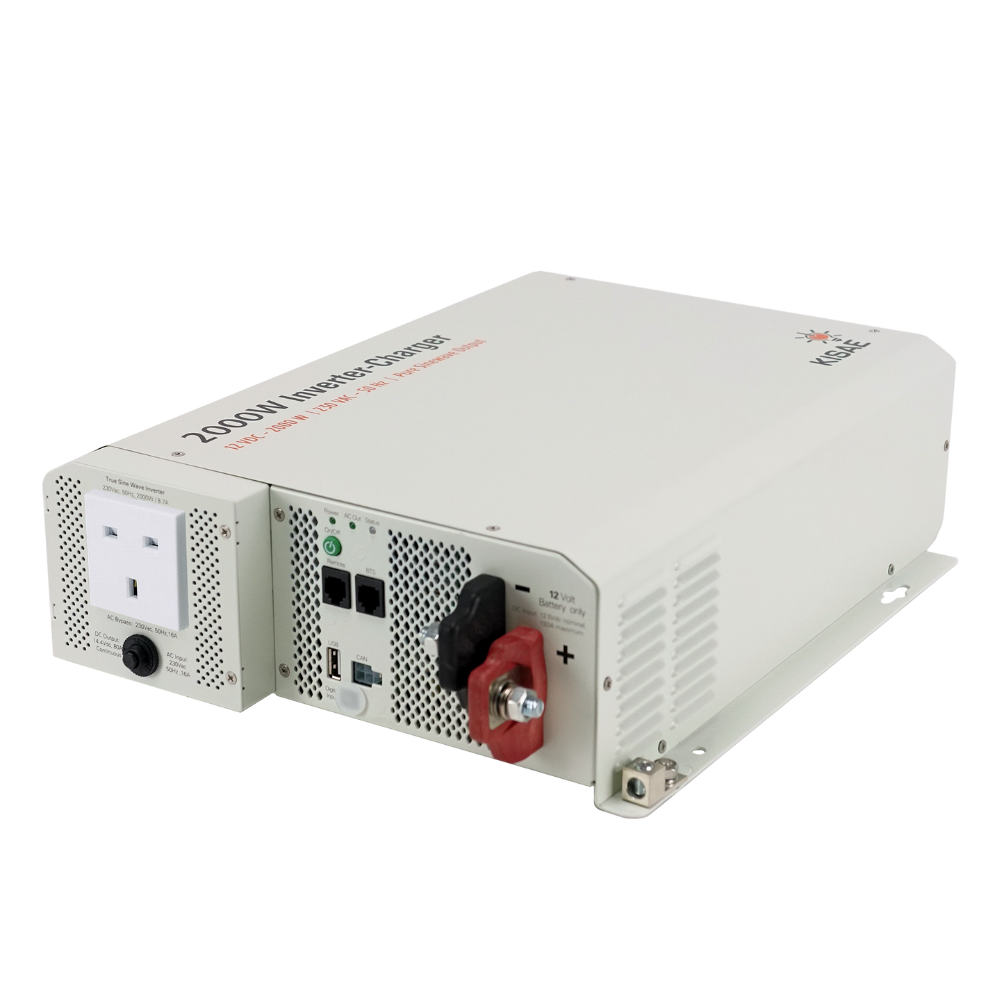 Bidirectional Combi Inverter/Charger 2000W/80A 12V