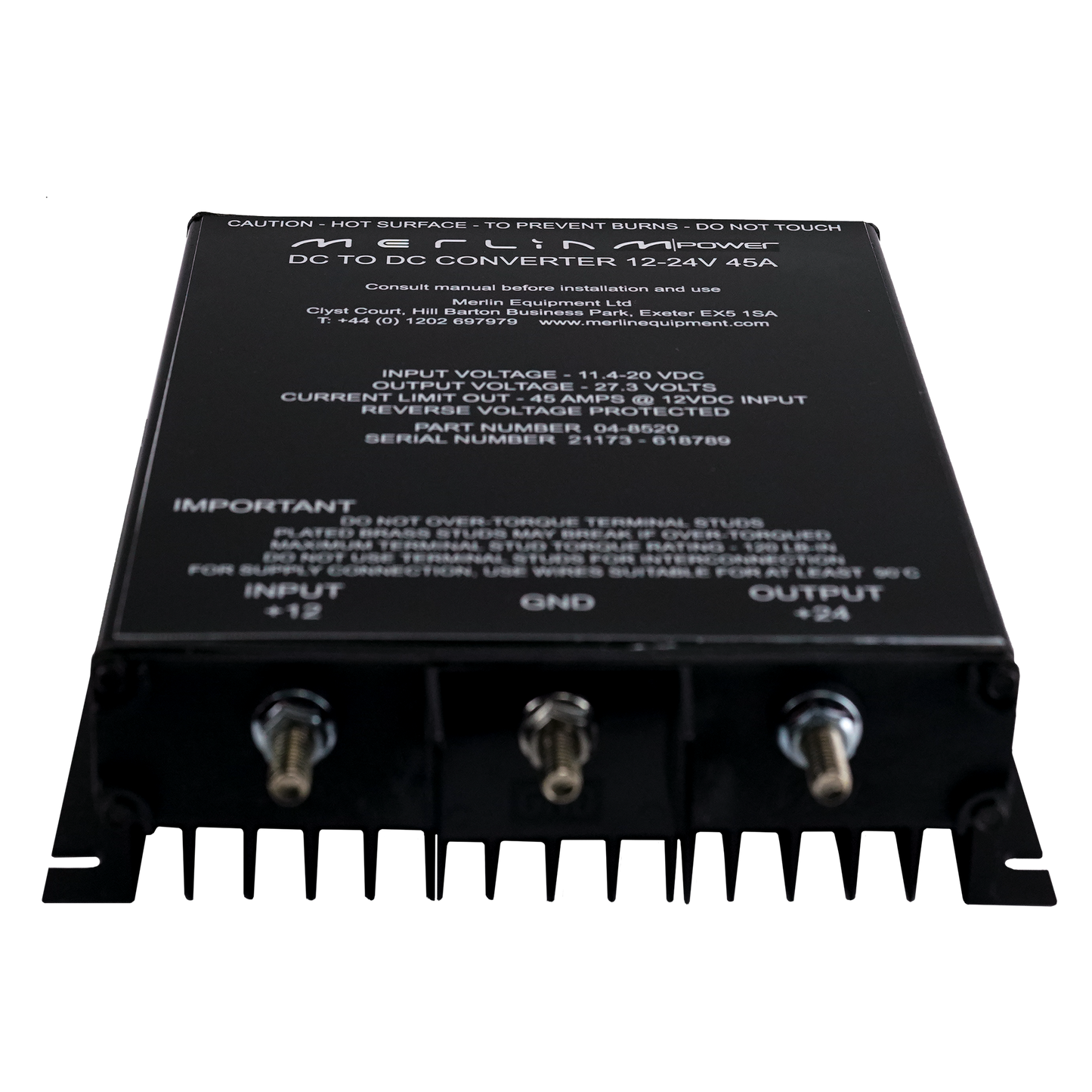 DC to DC Converter 45amps (12 to 24v)