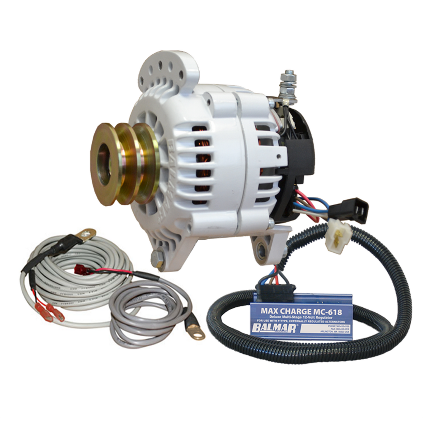 KIT, 60 Series 100a SaddleMT Alternator, MC Regulator, DV