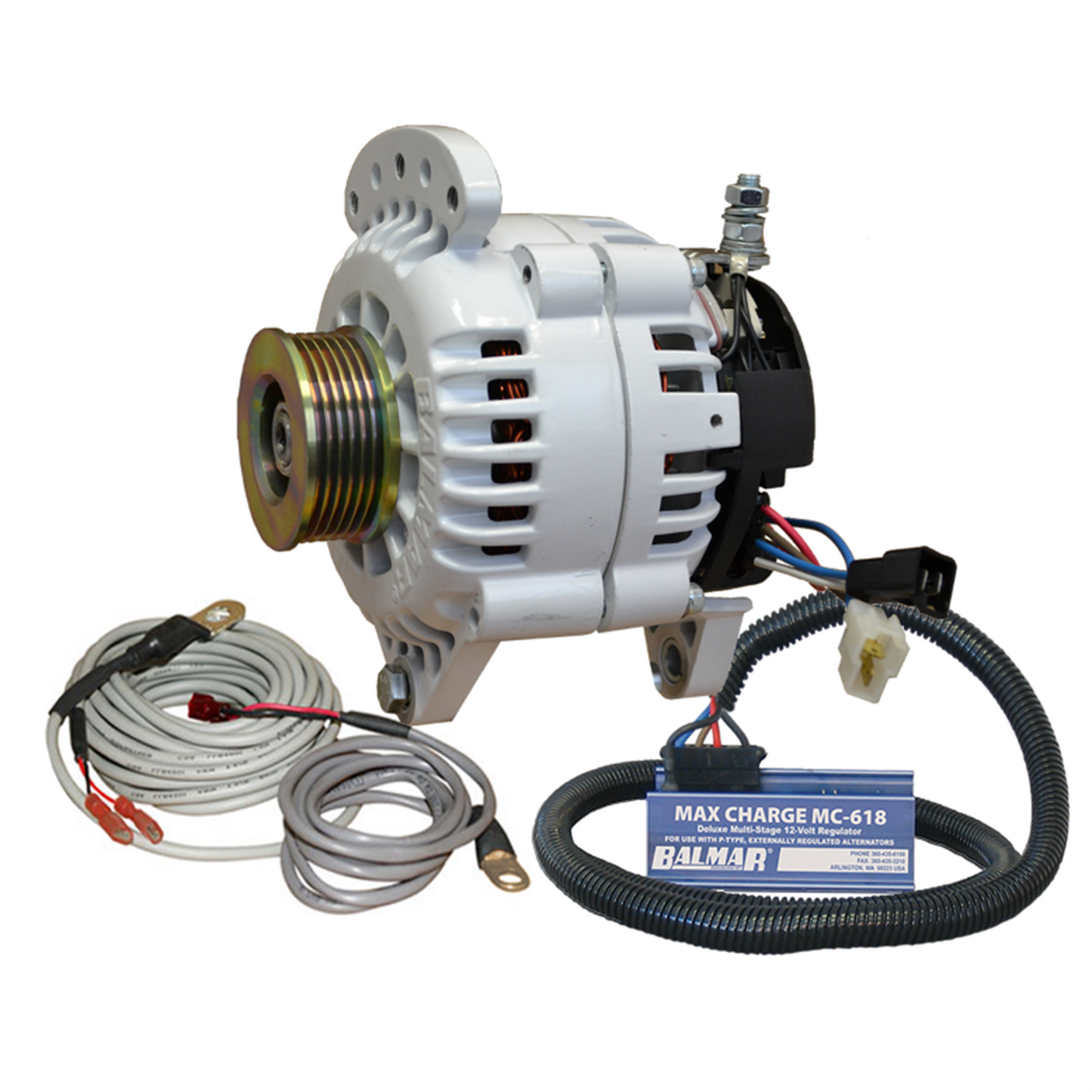 KIT, 60 Series 100a SaddleMT Alternator, MC Regulator, K6