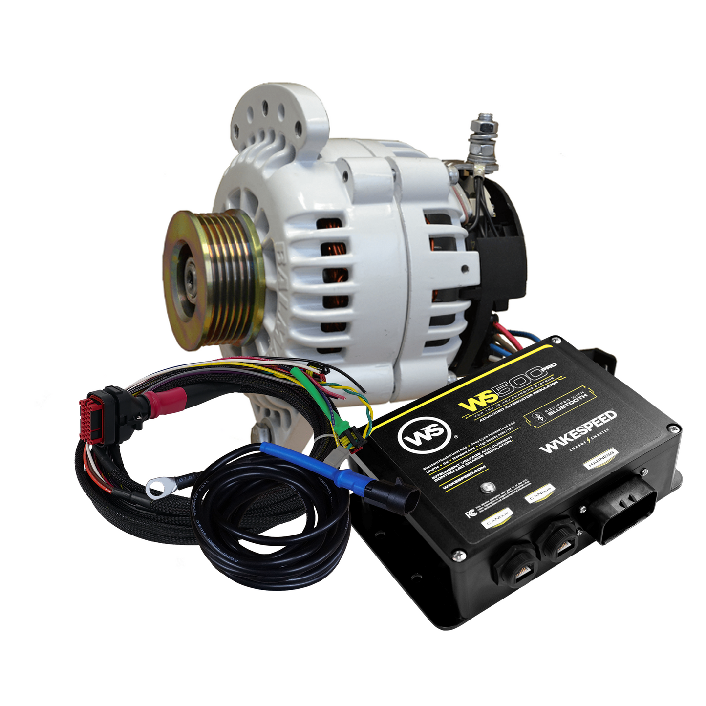 KIT, 60 Series 100a SaddleMT Alternator, Wakespeed Reg, K6