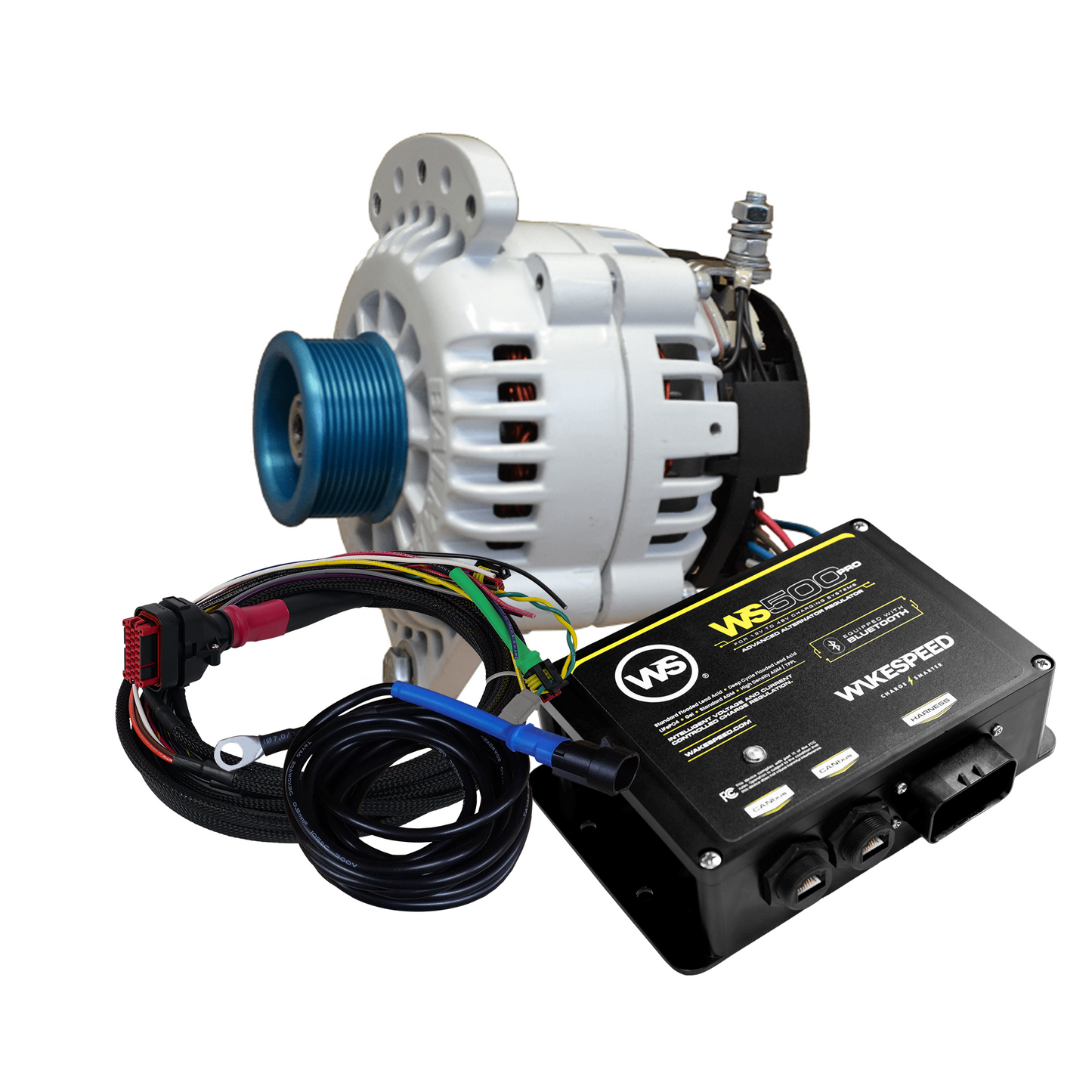 KIT, 60 Series 100a SaddleMT Alternator, Wakespeed Reg, J10