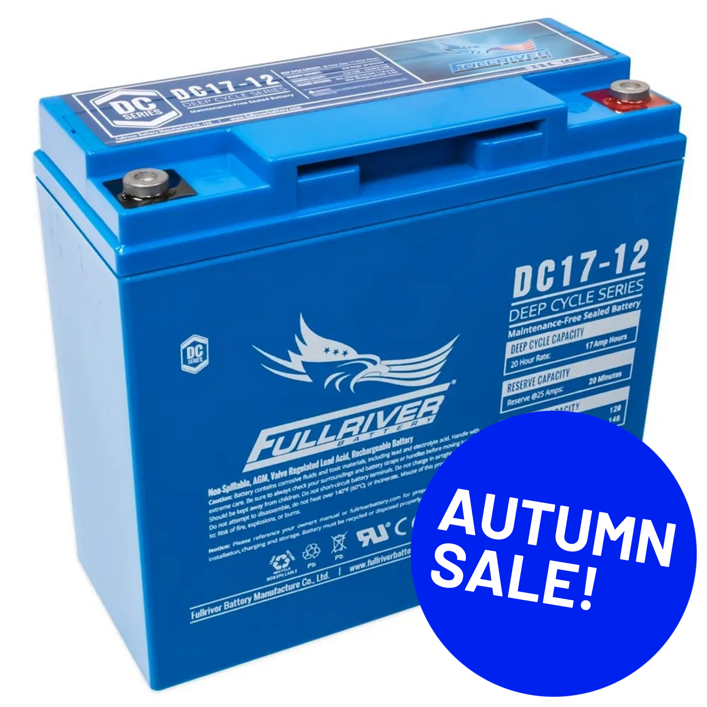 DC Series Battery 12V 17Ah (DC17-12)