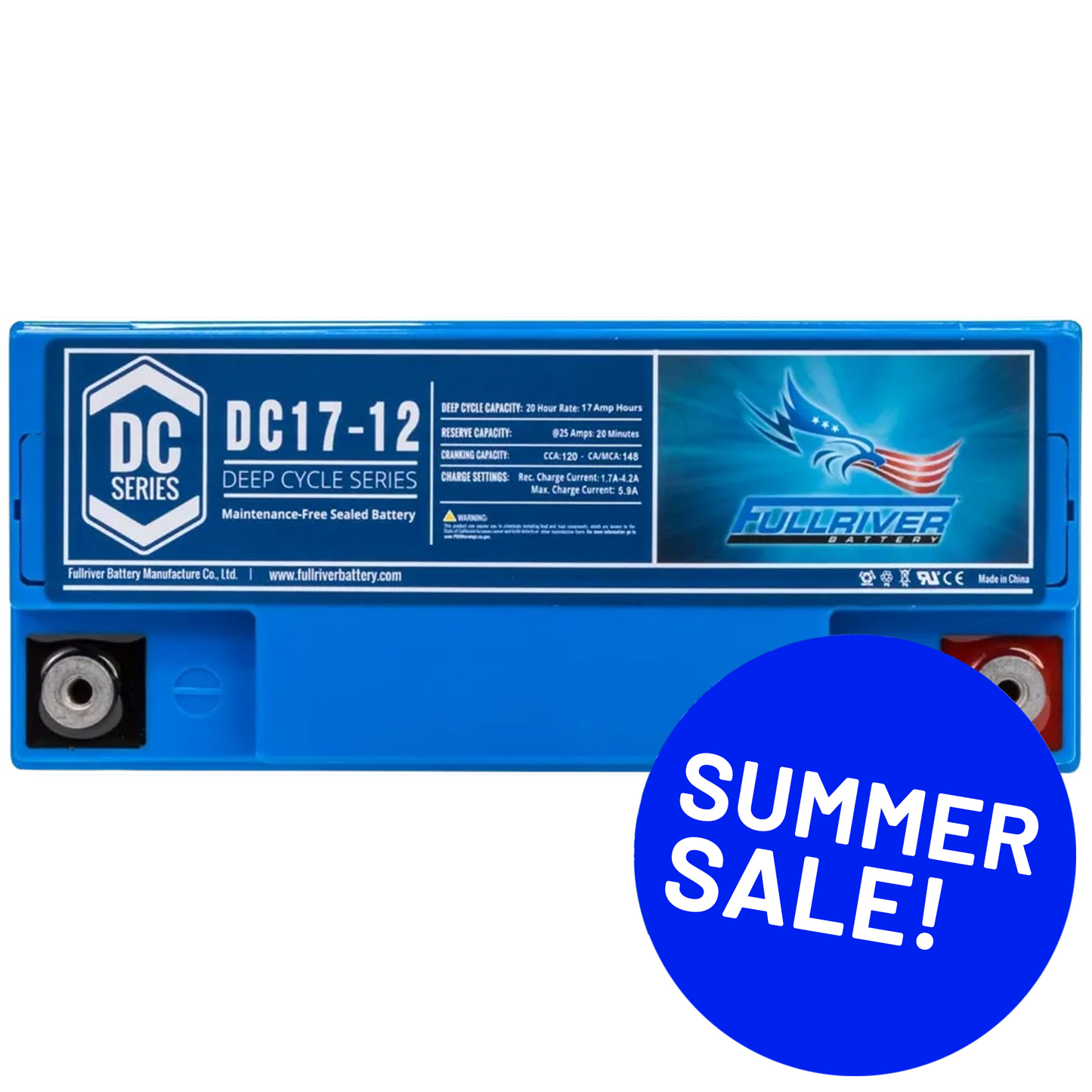 DC Series Battery 12V 17Ah (DC17-12)