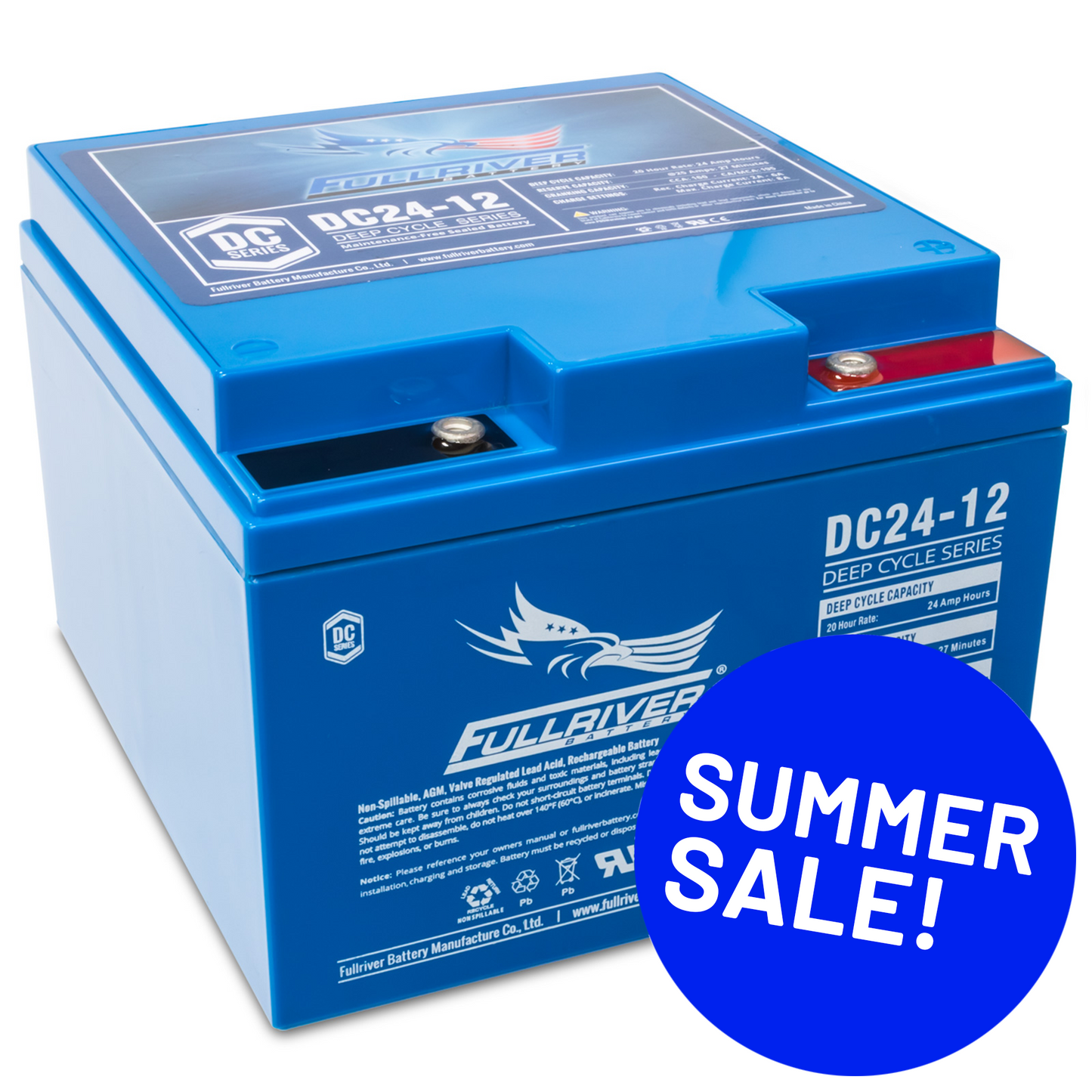 DC Series Battery 12V 24Ah (DC24-12)