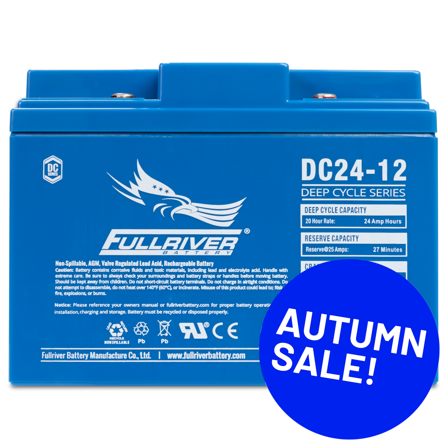 DC Series Battery 12V 24Ah (DC24-12)