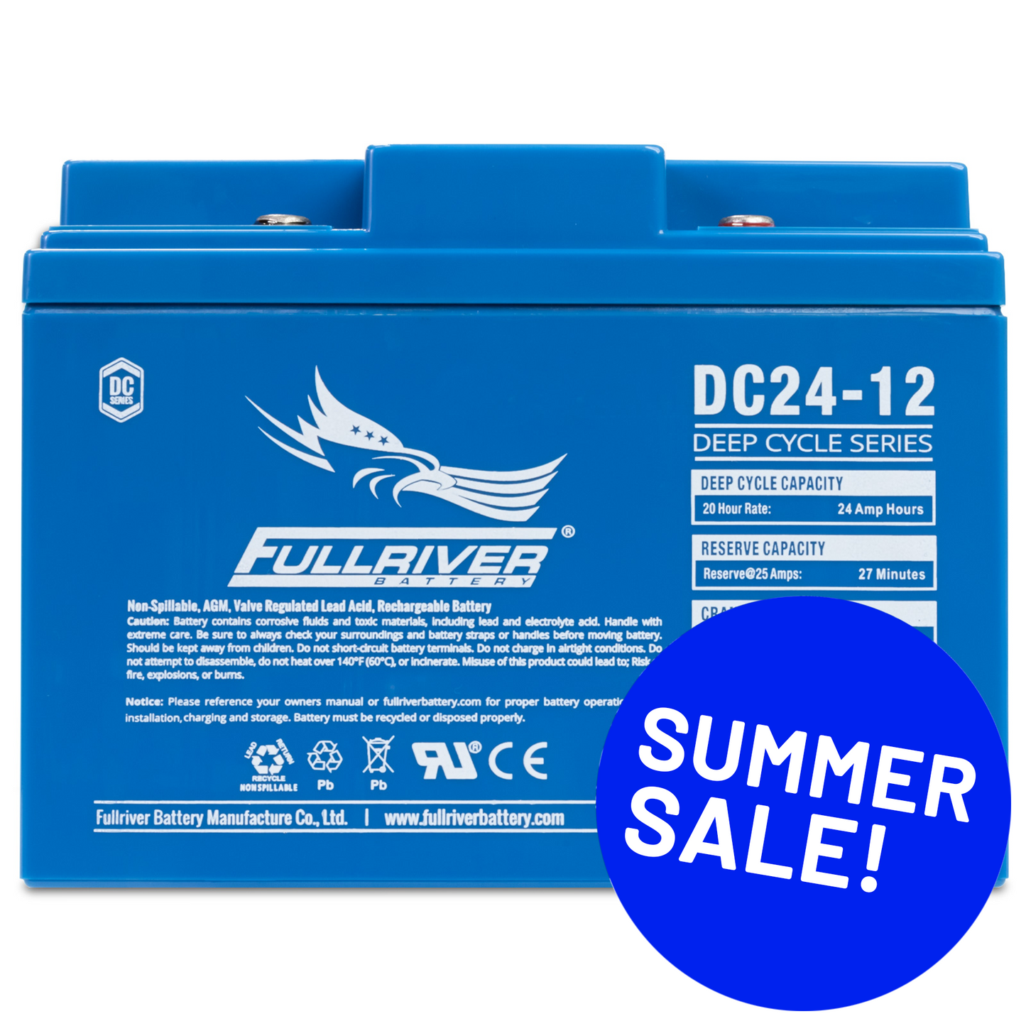 DC Series Battery 12V 24Ah (DC24-12)