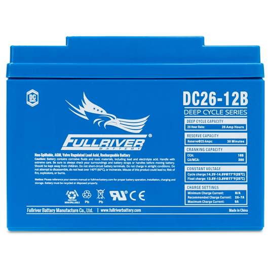 DC Series 12V 26Ah (DC26-12B)