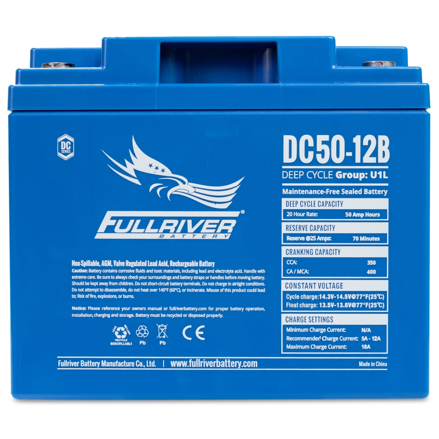 DC Series Battery 12V 50Ah (DC50-12B)
