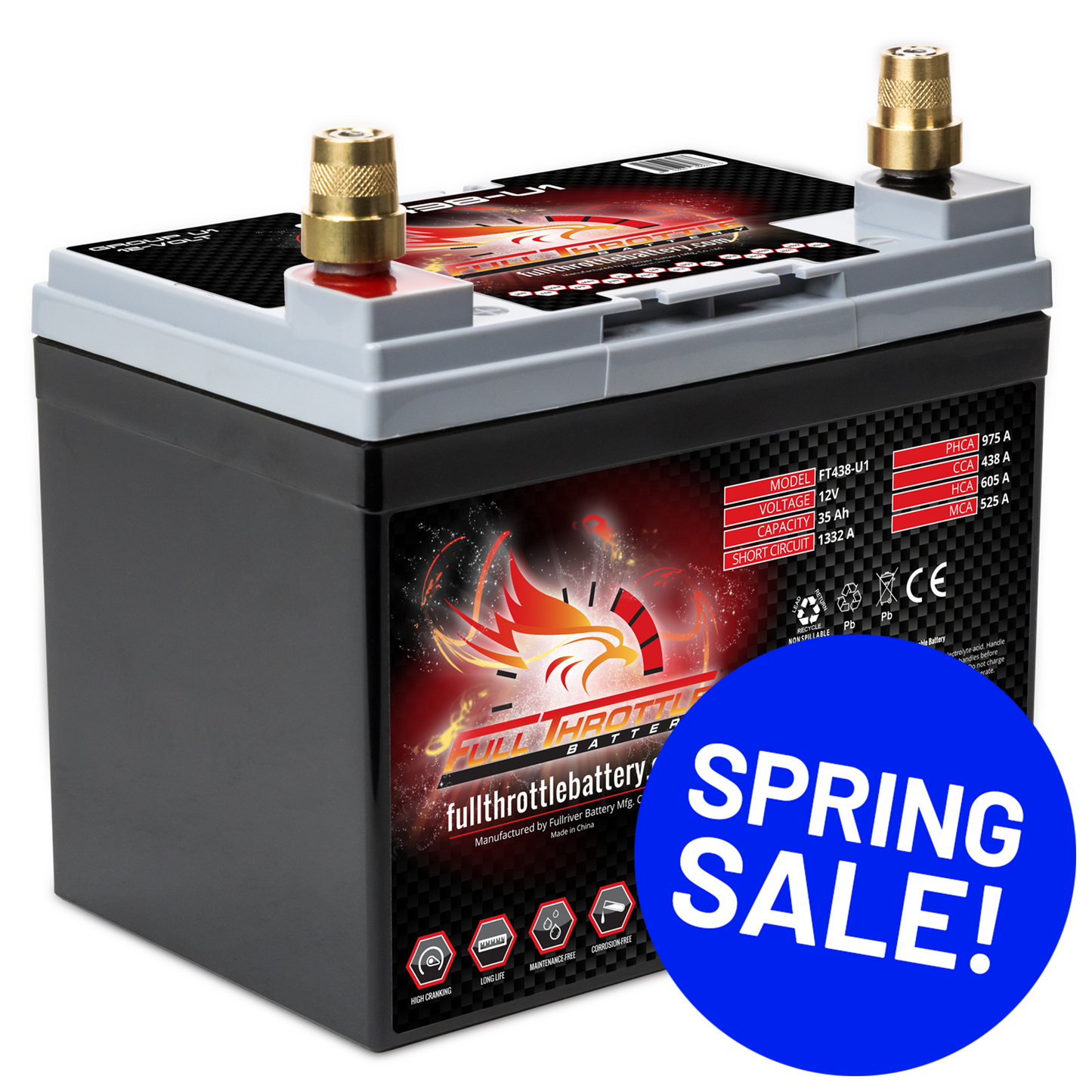 Full Throttle TPPL Battery FT438-U1