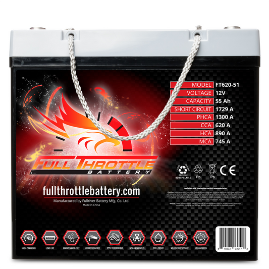 Full Throttle TPPL Battery FT620-51