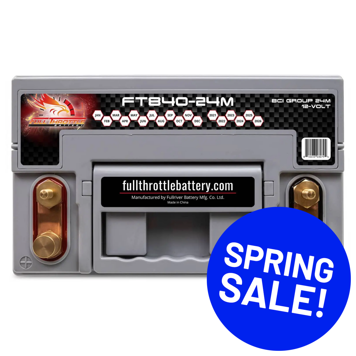 Full Throttle TPPL Battery FT840-24M