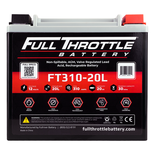 Full Throttle TPPL Battery FT310-20L