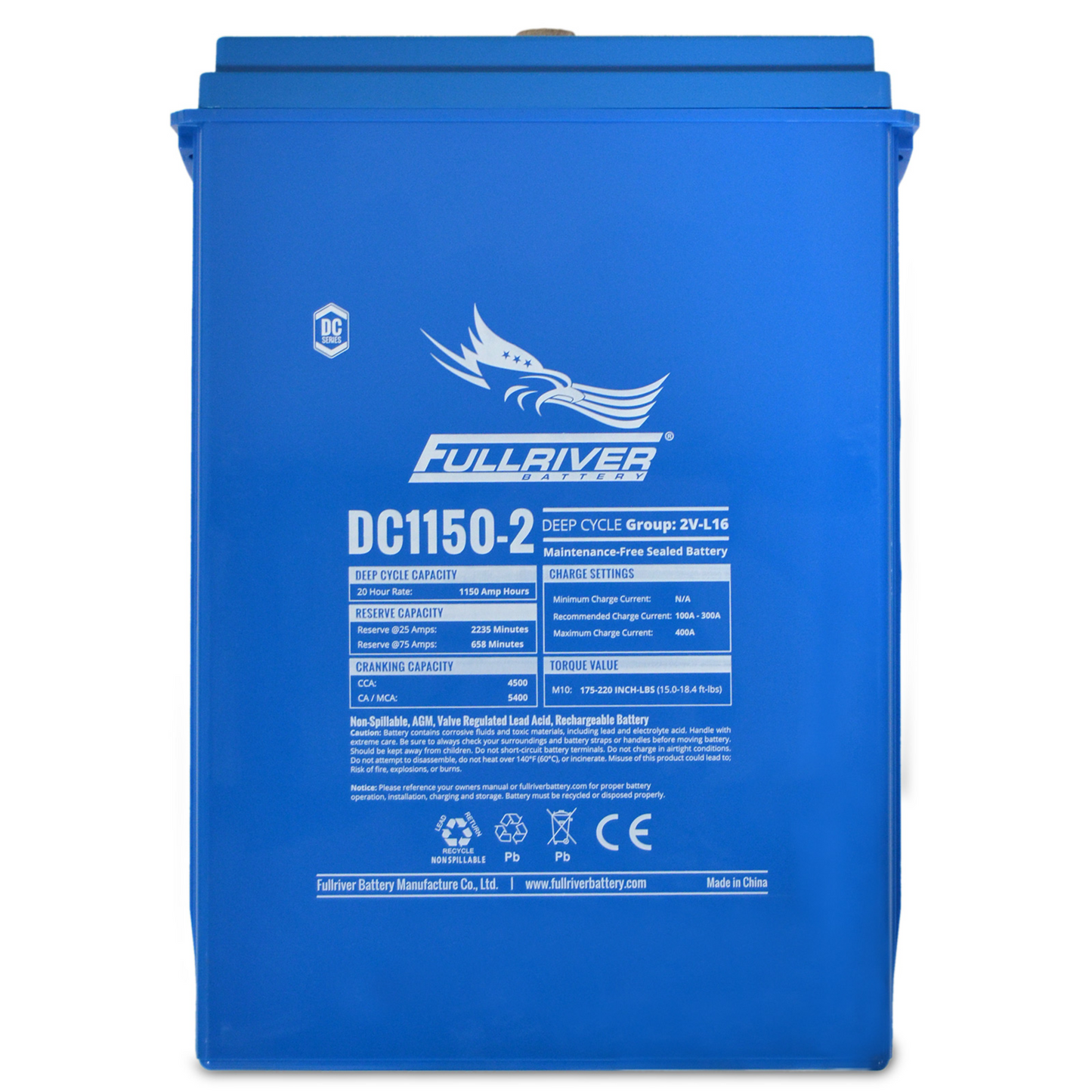 DC Series Battery 2V 1150Ah (DC1150-2)