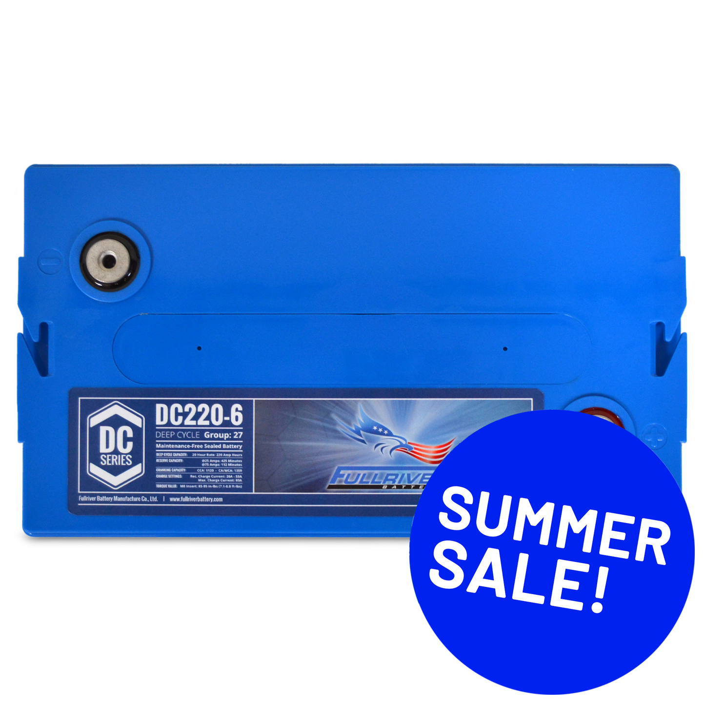 DC Series Battery 6V 220Ah (DC220-6)