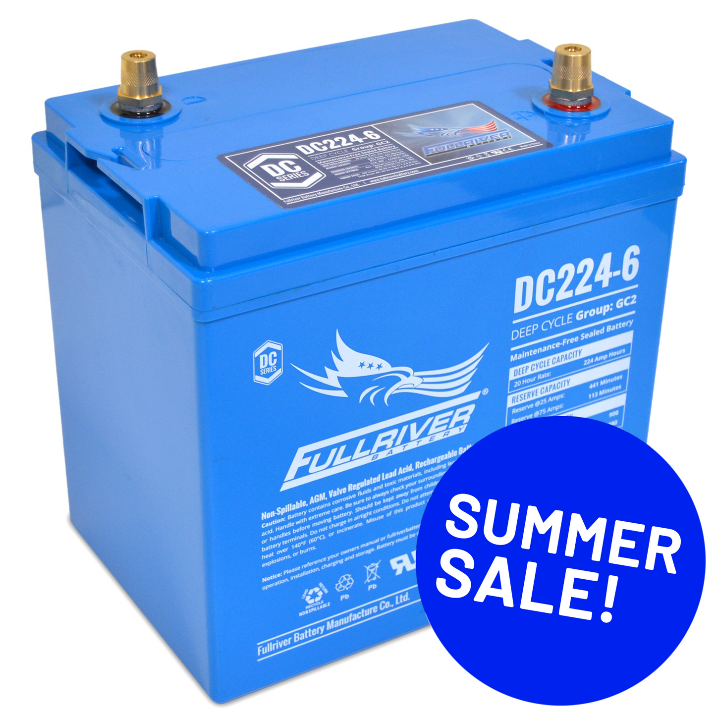 DC Series Battery 6V 224Ah (DC224-6)
