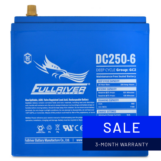 DC Series Battery 6V 250Ah (DC250-6)