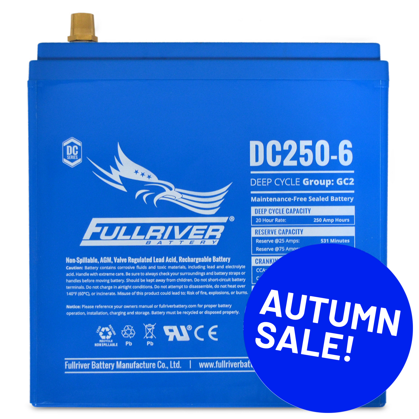 DC Series Battery 6V 250Ah (DC250-6)