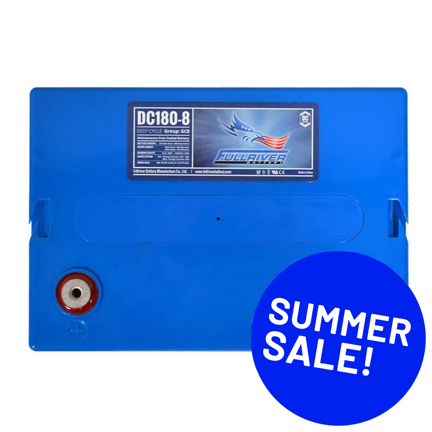 DC Series Battery 8V 180Ah (DC180-8)