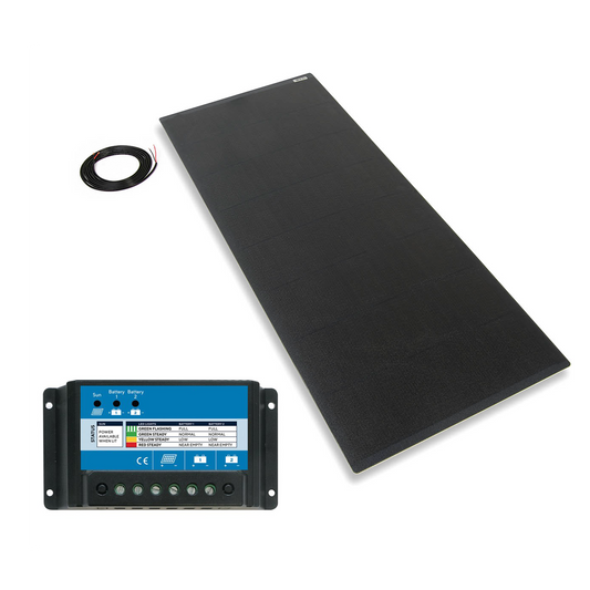 150 Watt MHD Flexi PV Panel - Rear (inc 10A Dual Con)