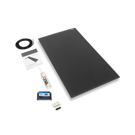 110 Watt MHD Flexi PV Roof / Deck Kit - Rear (inc 15A MPPT)