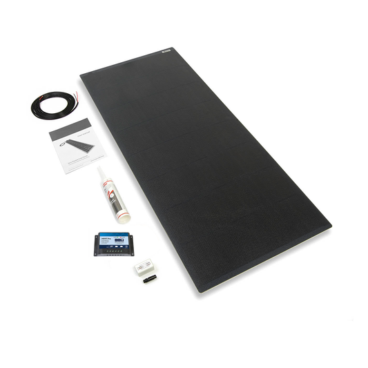 150 Watt MHD Flexi PV Roof / Deck Kit - Rear (inc 15A MPPT)