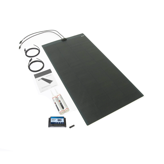 200 Watt MHD Flexi PV Roof / Deck Kit - Top (inc 15A MPPT)