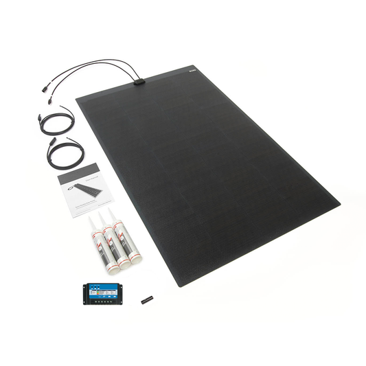 250 Watt MHD Flexi PV Roof / Deck Kit - Top (inc 20A Dual Con)