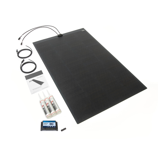 250 Watt MHD Flexi PV Roof / Deck Kit - Top (inc 15A MPPT)
