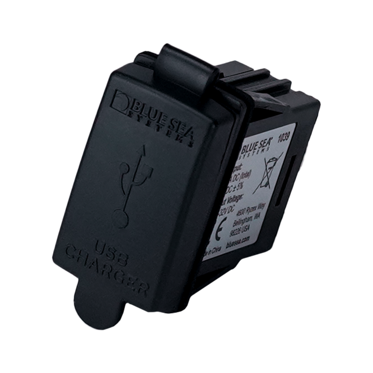12/24V Dual USB 4.8A Socket (Oblong)