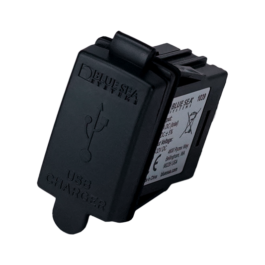 12/24V Dual USB 4.8A Socket (Oblong)