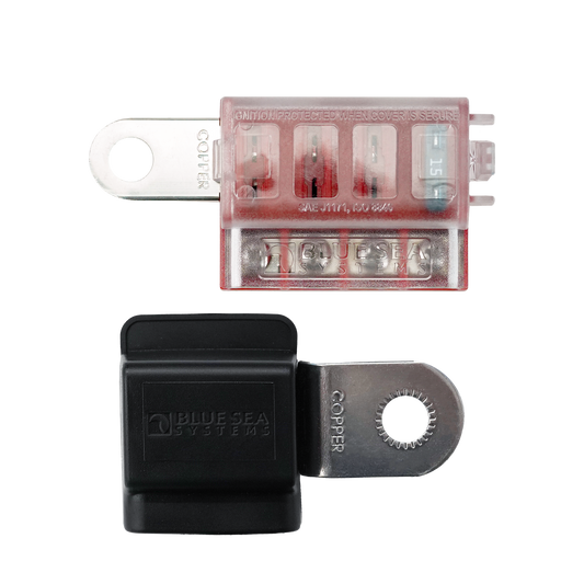 ST Blade Battery Terminal Mount Fuse Block Kit