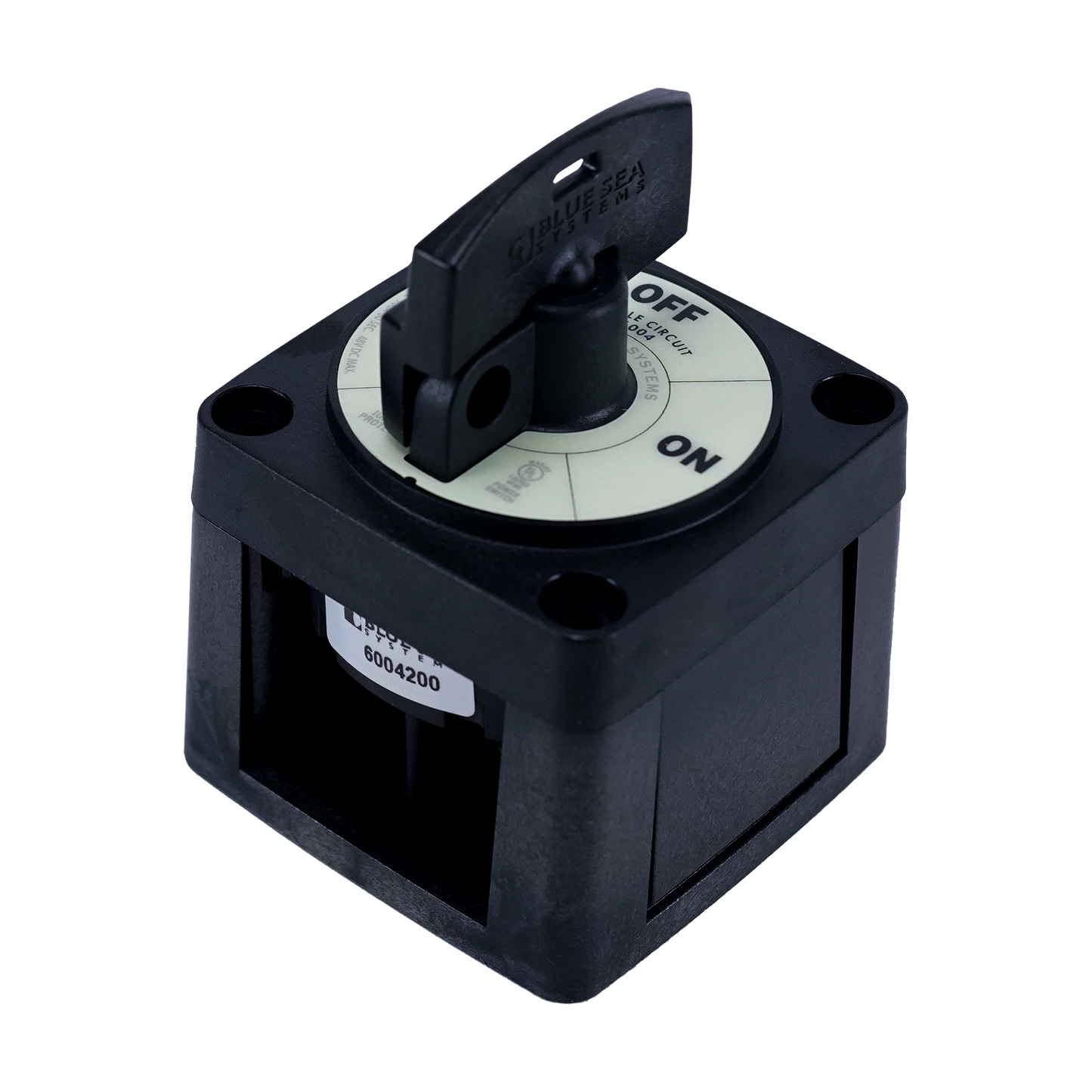 Single Circuit ON-OFF with Locking Key - Black