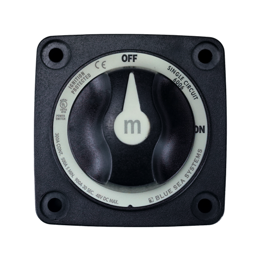 Switch Battery M ON/OFF w/Knob Black
