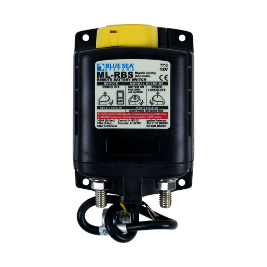 Solenoid ML 500A 12V RBS w/ Man Ctrl 2 (inc 10-2145 Switch)