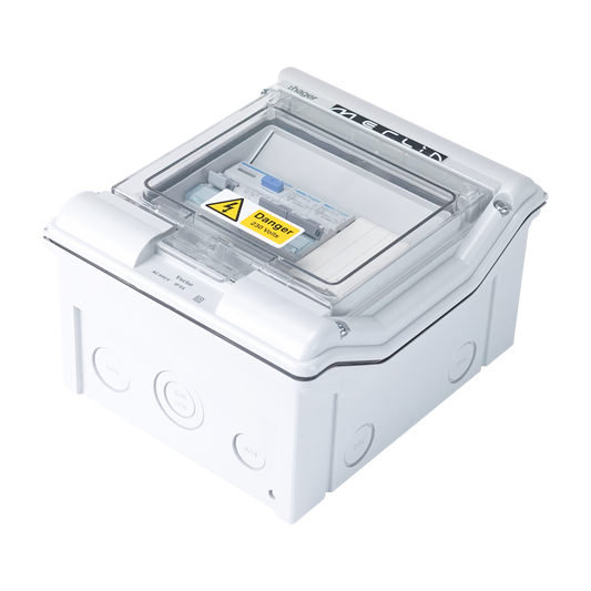 RCD +2 MCB Consumer Unit