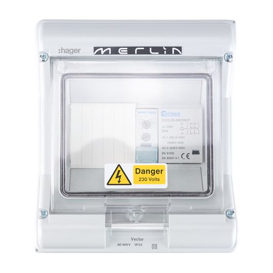 25A Gen/Shore Changeover with Time Delay