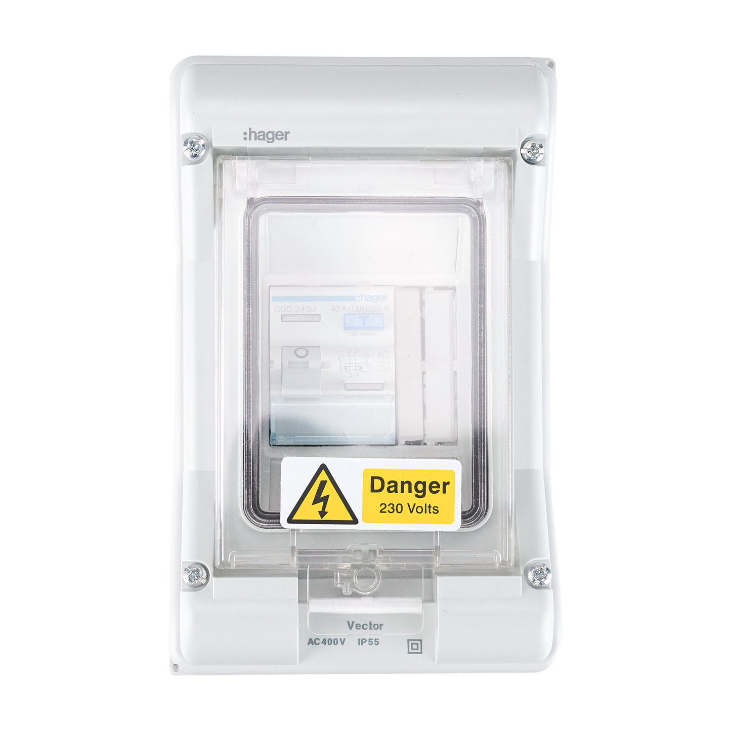 40A RCD in Enclosure