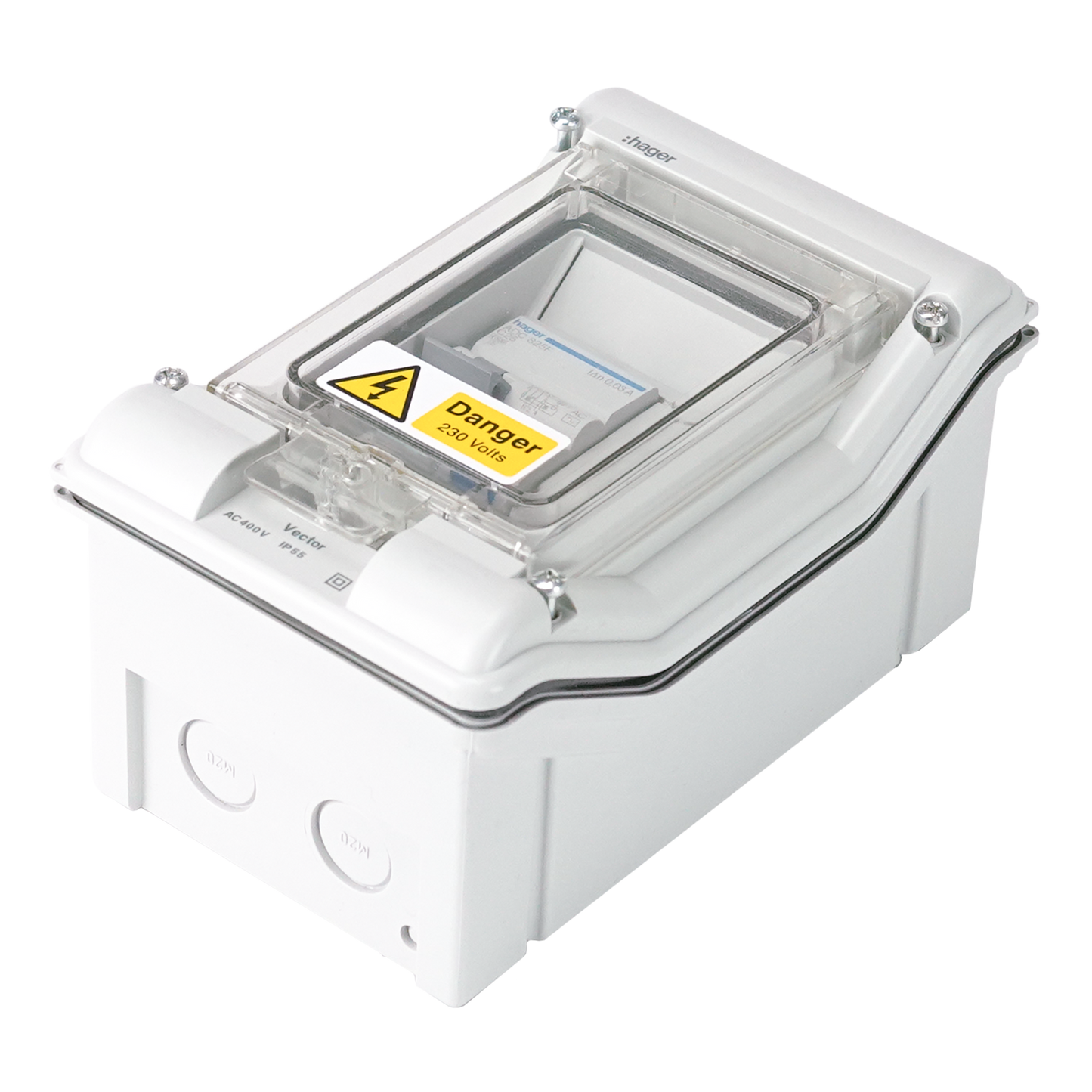 25A RCBO (C) in Enclosure