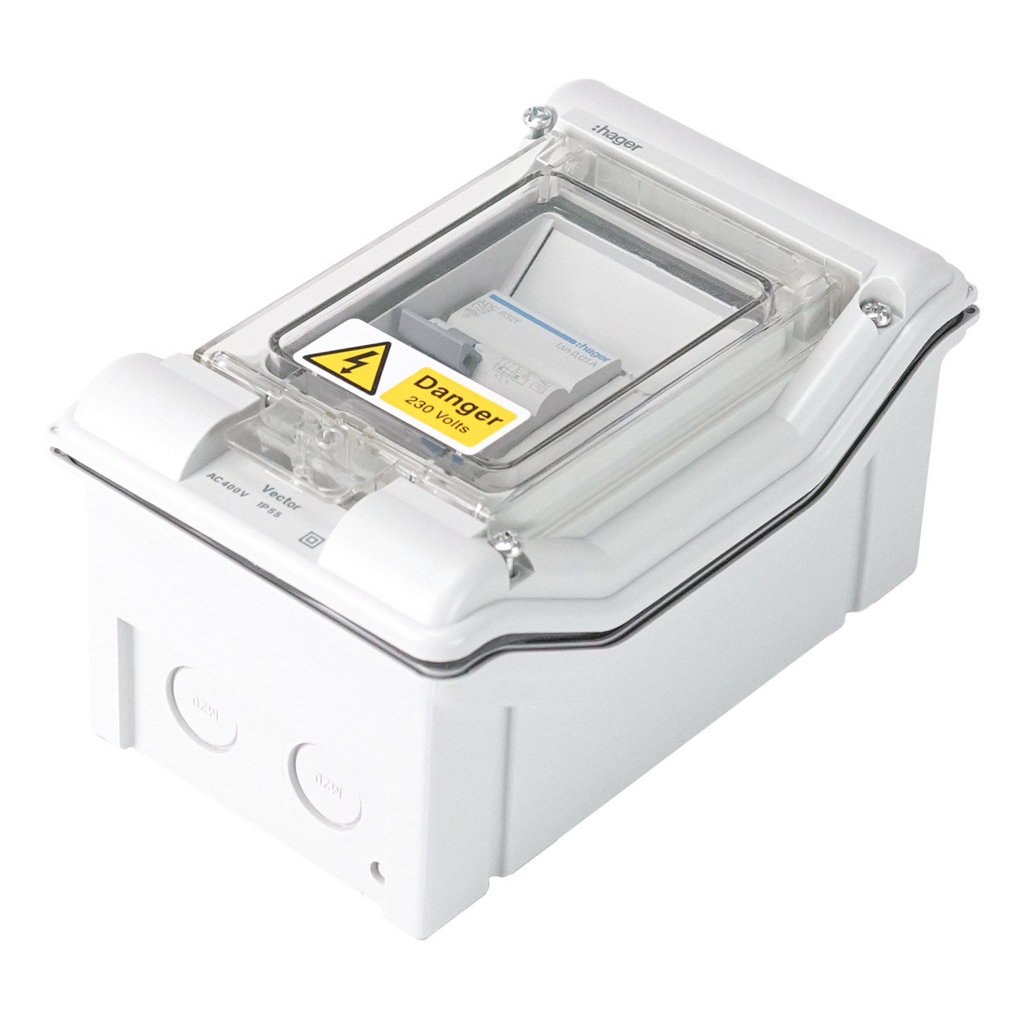 32A RCBO (C) in Enclosure