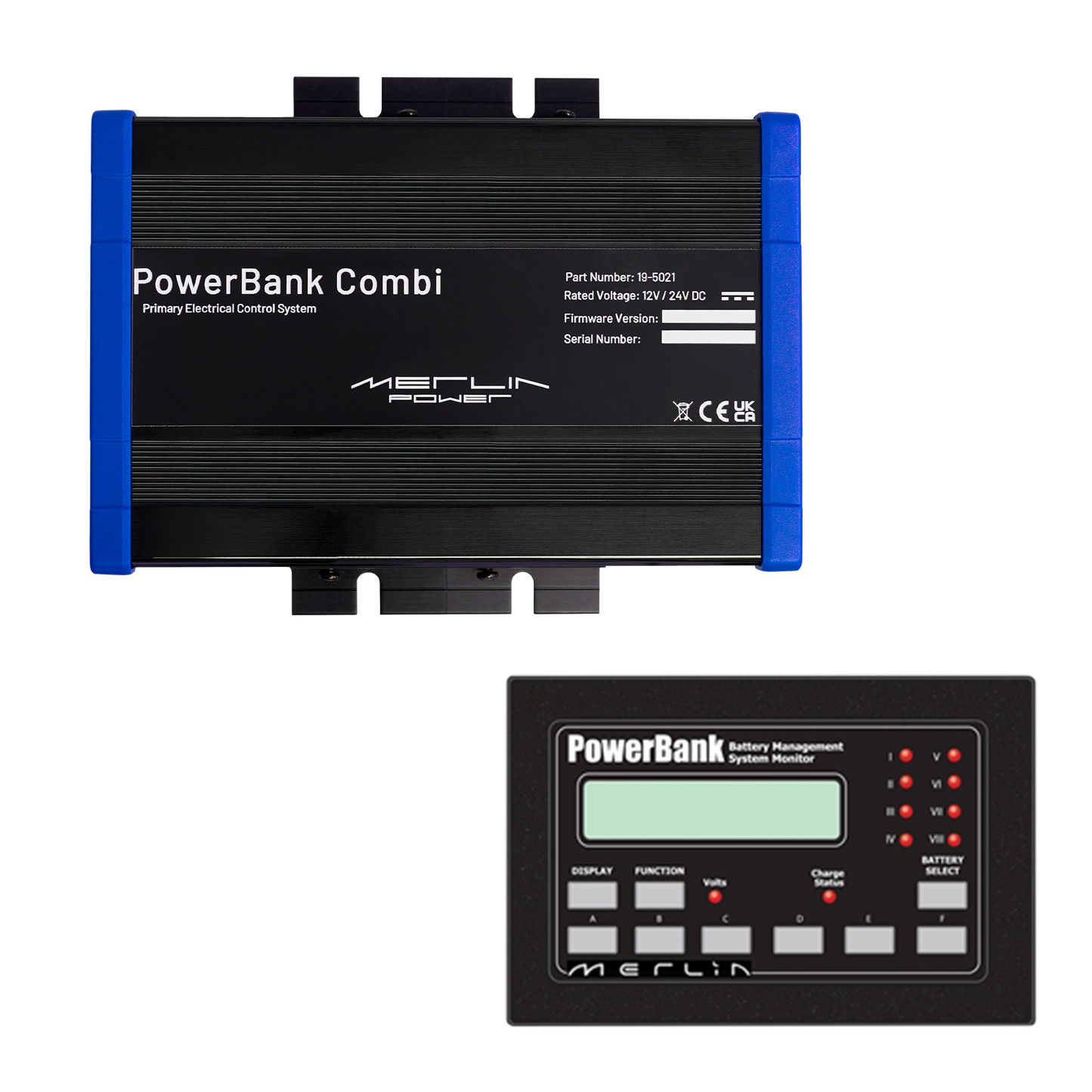 PowerBank COMBI Kit 12/24V LCD Panel