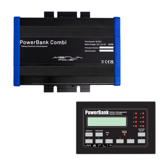 PowerBank COMBI Kit 12/24V LCD Panel