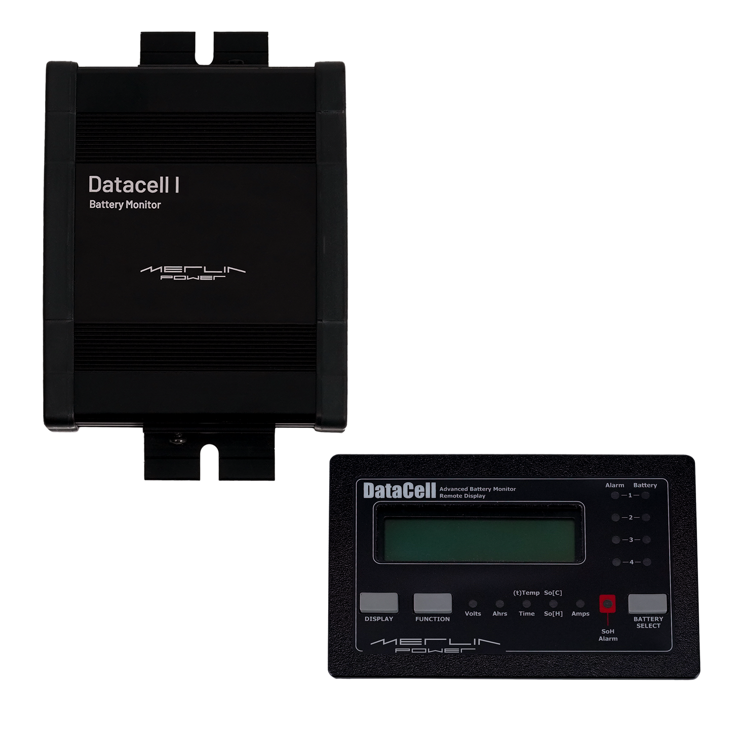 DataCell 1 + LCD Panel - 12/24V Single Battery Bank