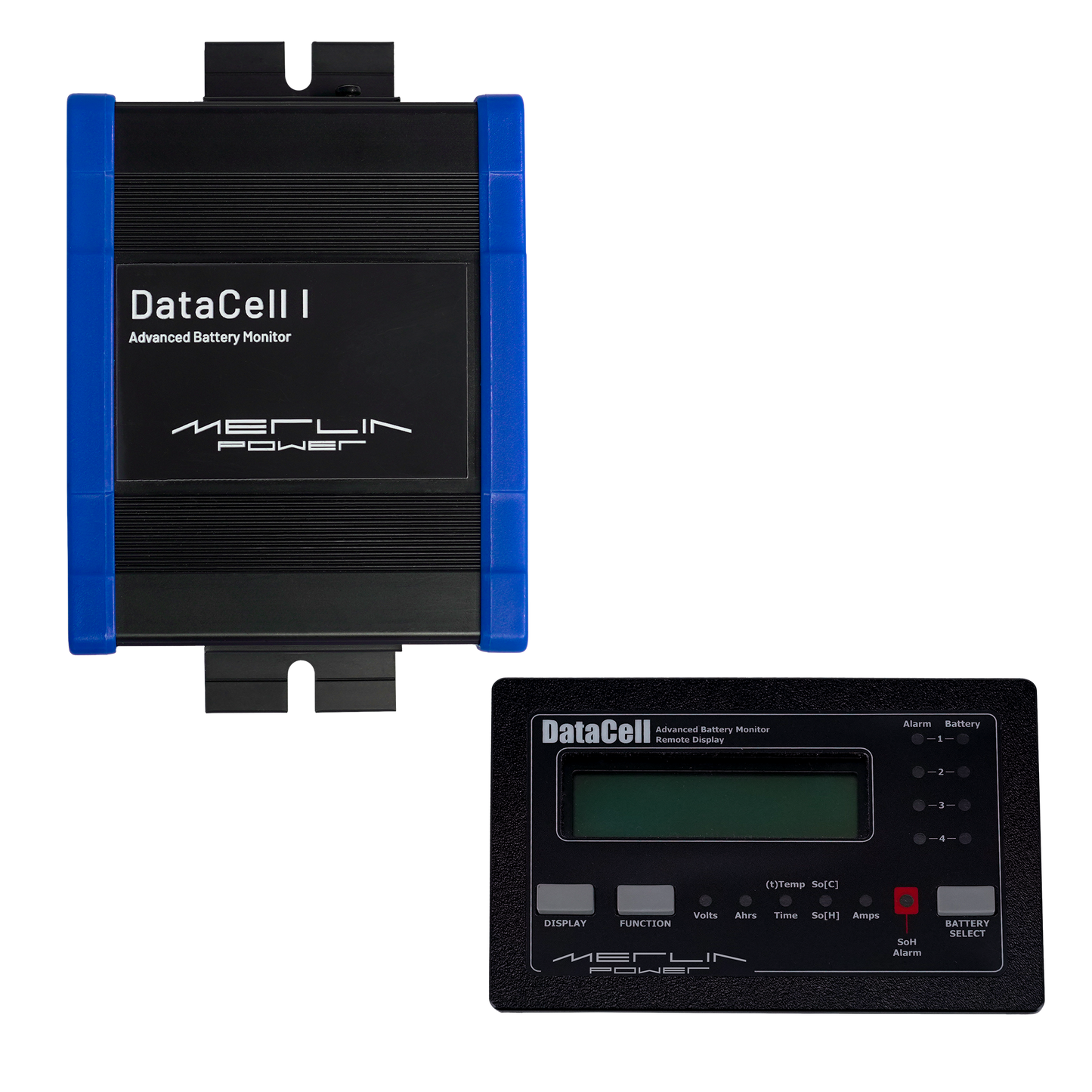 DataCell 1 + LCD Panel - 12/24V Three Battery Bank