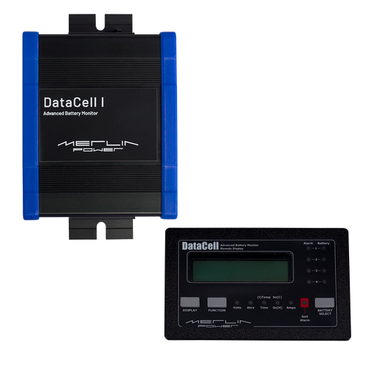 DataCell 1 + LCD Panel - 12/24V Four Battery Bank