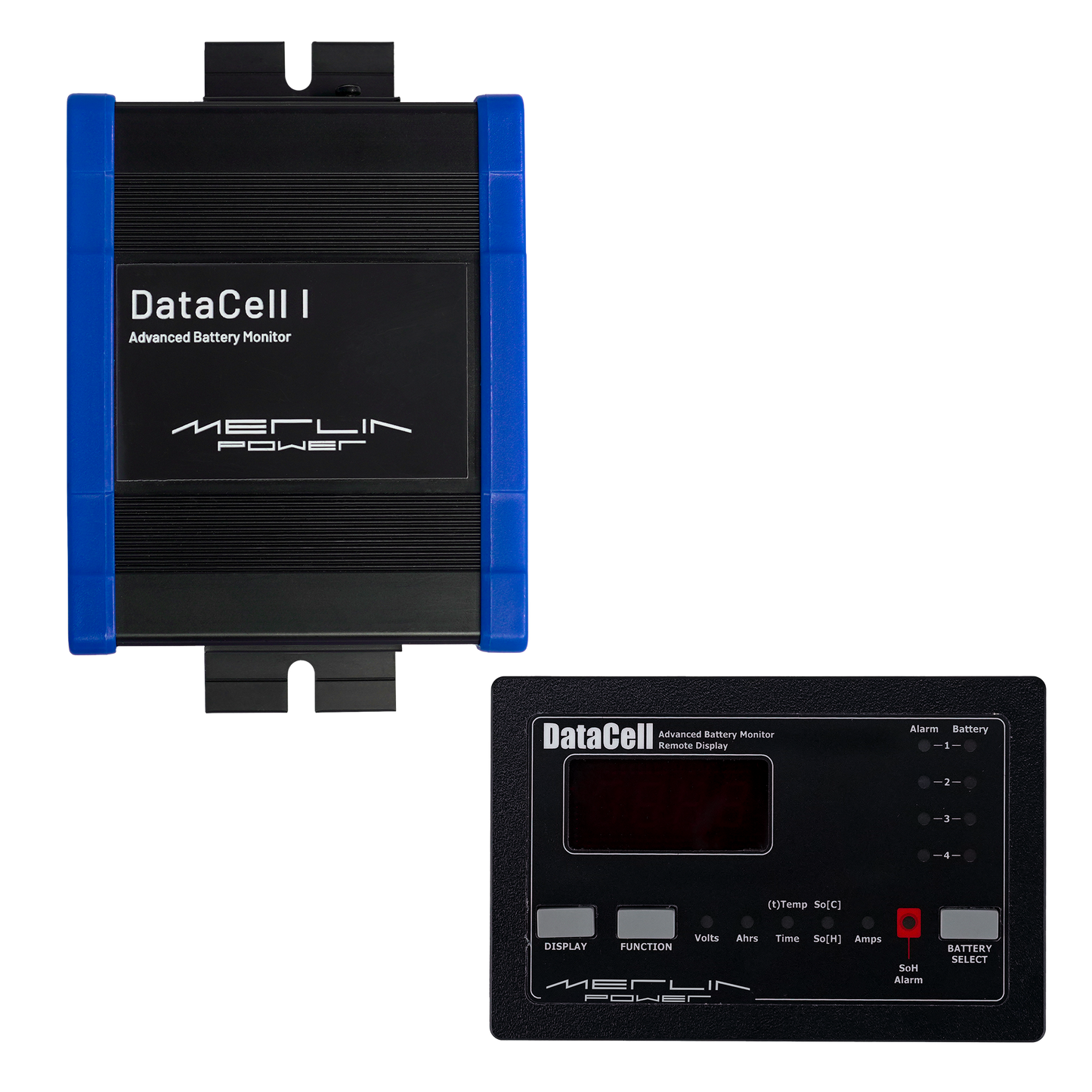DataCell 1 + LED Panel - 12/24V Three Battery Bank