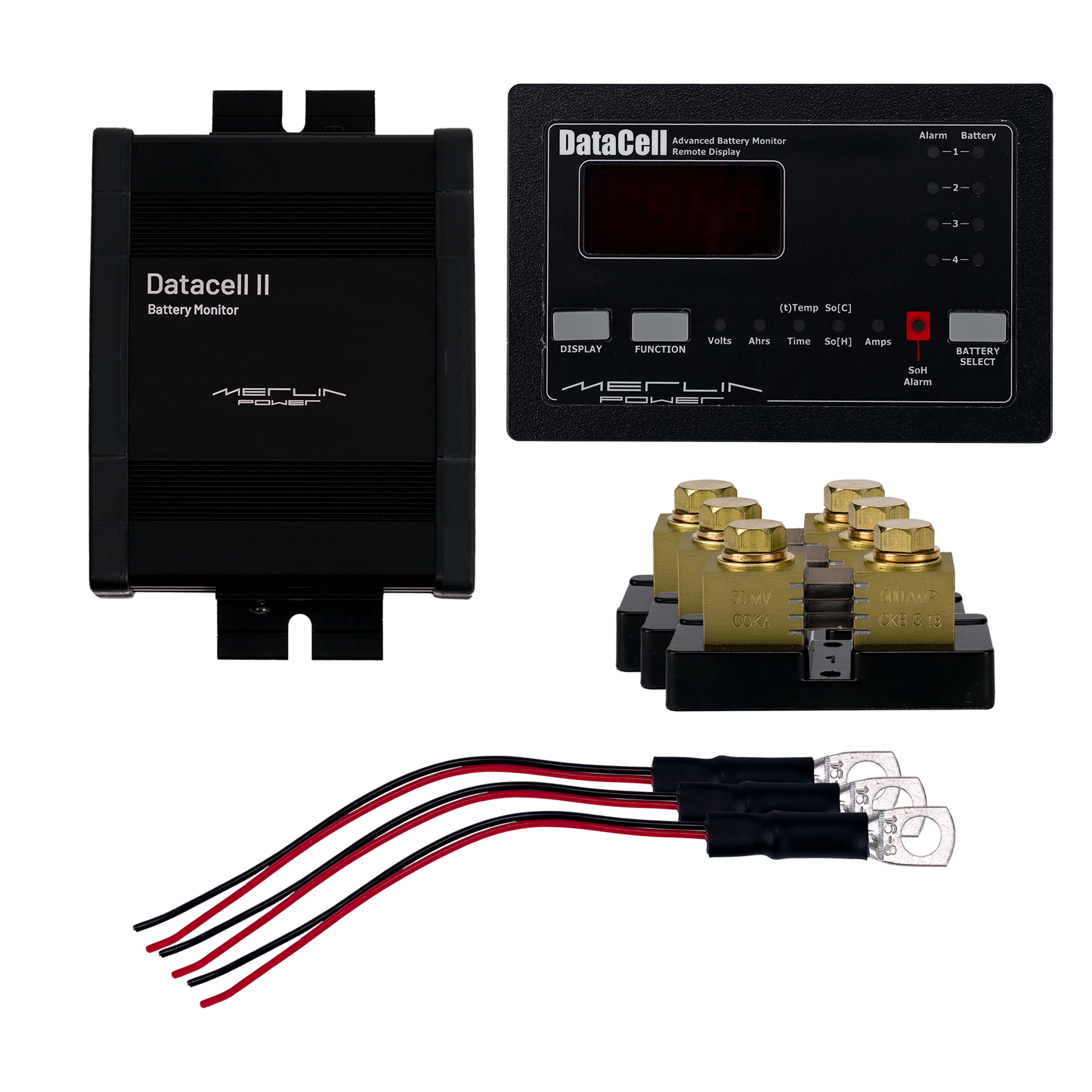 DataCell II + LED Panel Three Battery Bank