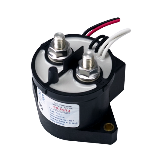 Contactor, 250A, 12/24 V, w/ Aux Contacts