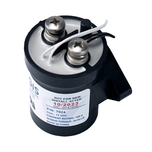 Contactor, 100A, 12V, w/ Aux Contacts
