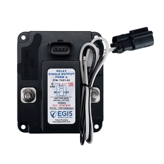 Relay, 160 Amp / 24V, w/DT/AT Connector